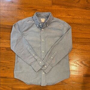 Crewcuts Blue Button Down Shirt Classic Oxford Style